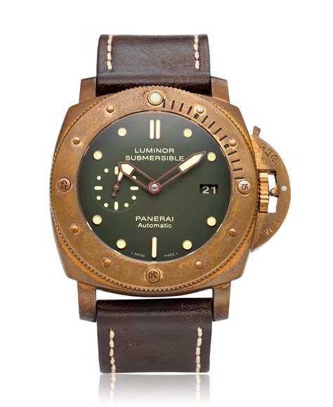 bronze panerai watch|Panerai bronze submersible.